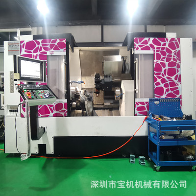 车铣复合数控车床.德上TLX500 +双主轴+单刀塔+Y轴