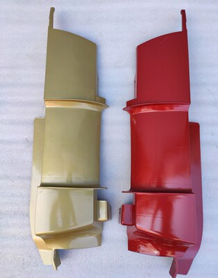 板配陕汽德大X3000前龙灯扰流板装饰板 X3000保险杠装饰适杠边条