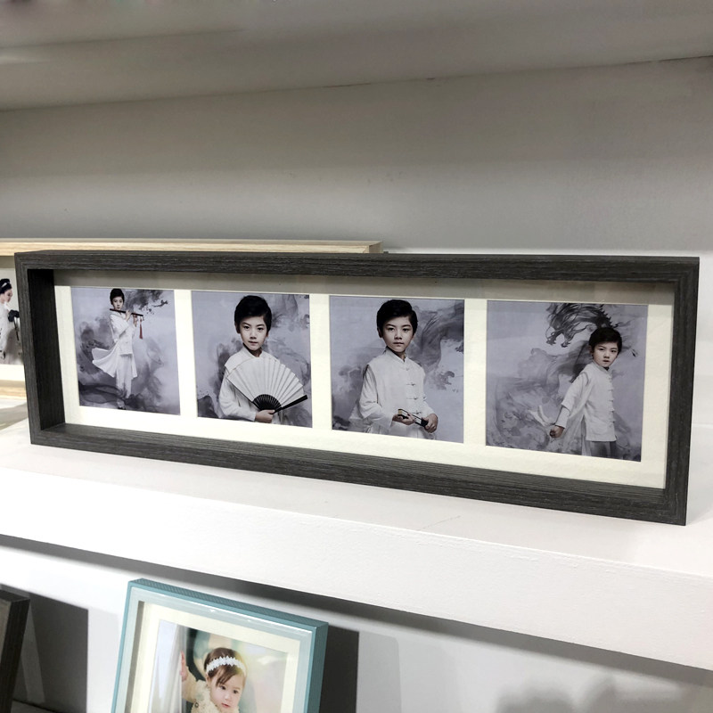 韩式实木四联框组合摆台相架 影楼简约创意婚纱相框儿童照片相架,家居饰品,相框/画框,淘宝优惠券,粉丝福利购,淘宝优惠卷