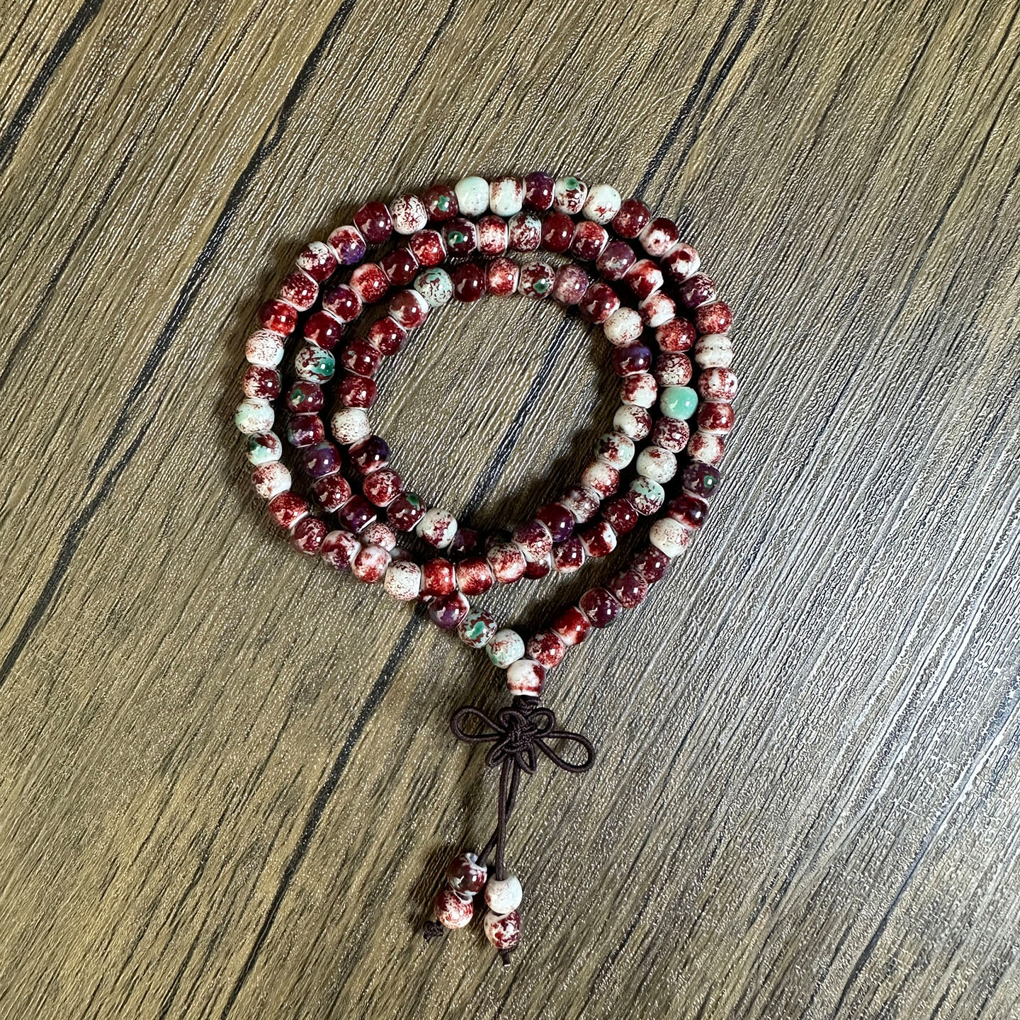 叠戴巨好看的手链小众古风民族风冷门设计感手串新款精致陶瓷手链