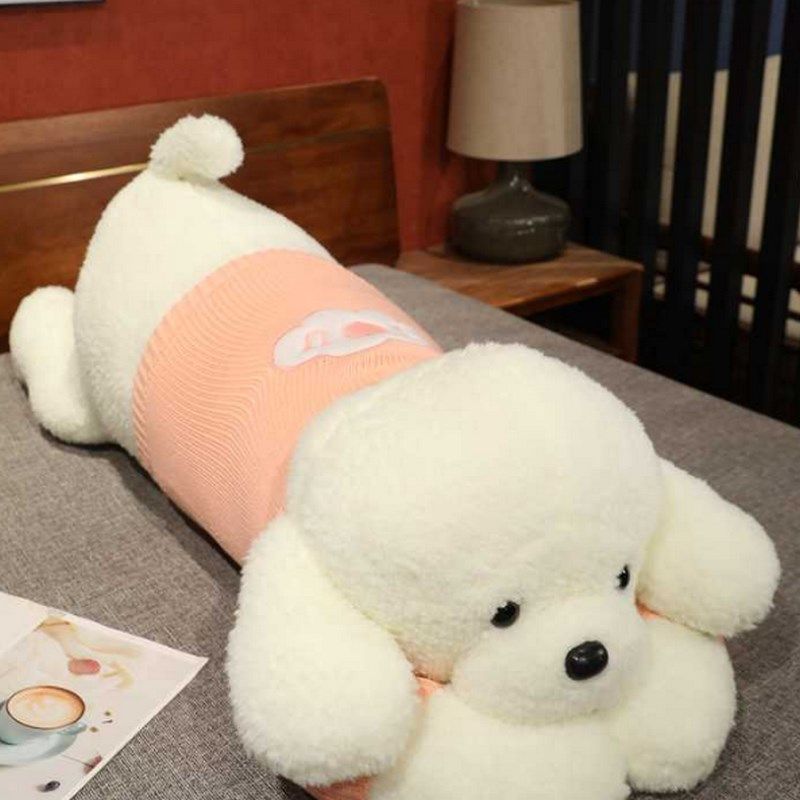 软萌泰迪趴趴狗抱枕靠垫狗狗玩偶毛绒女友礼物,玩具/童车/益智/积木/模型,毛绒/玩偶/公仔/布艺类玩具,淘宝优惠券,粉丝福利购,淘宝优惠卷