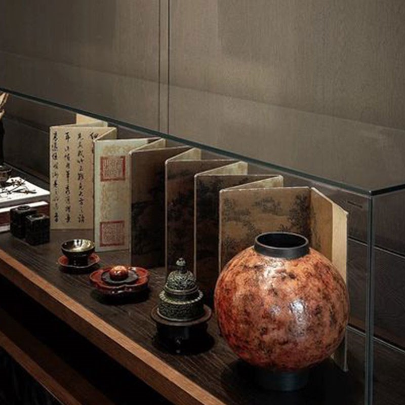 采购古书古籍画册页屏风摆件新中国风样板房会所茶室