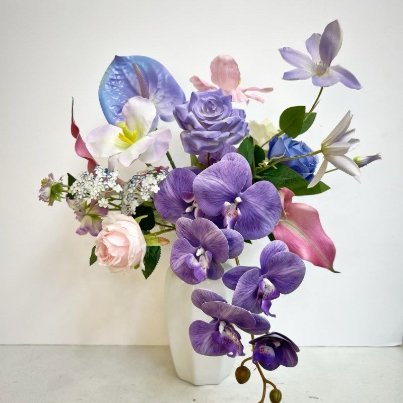 新粉福利  仿真花花束花艺手捧花绢花客厅插花餐桌家居装饰品摆设,家居饰品,仿真花/假花,淘宝优惠券,粉丝福利购,淘宝优惠卷