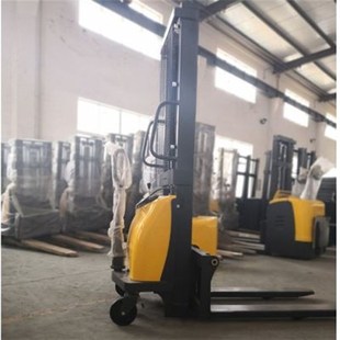 半自动堆高车 吨吨吨升降装卸叉车 半电动升高装卸车