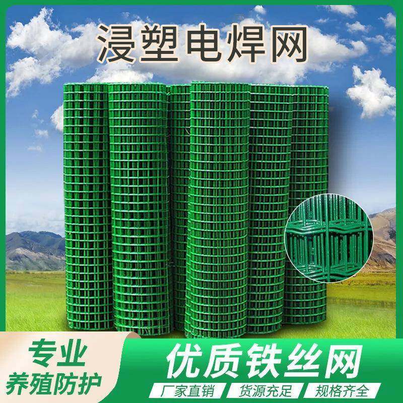 浸塑电焊网绿色工程荷兰网围山防护网果园圈地铁丝网养殖围栏网