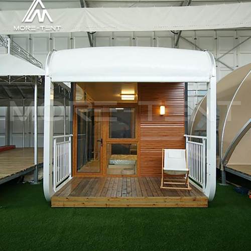 日式风格胶囊小屋帐篷酒店家庭度假村豪华帐篷酒店个性化设计