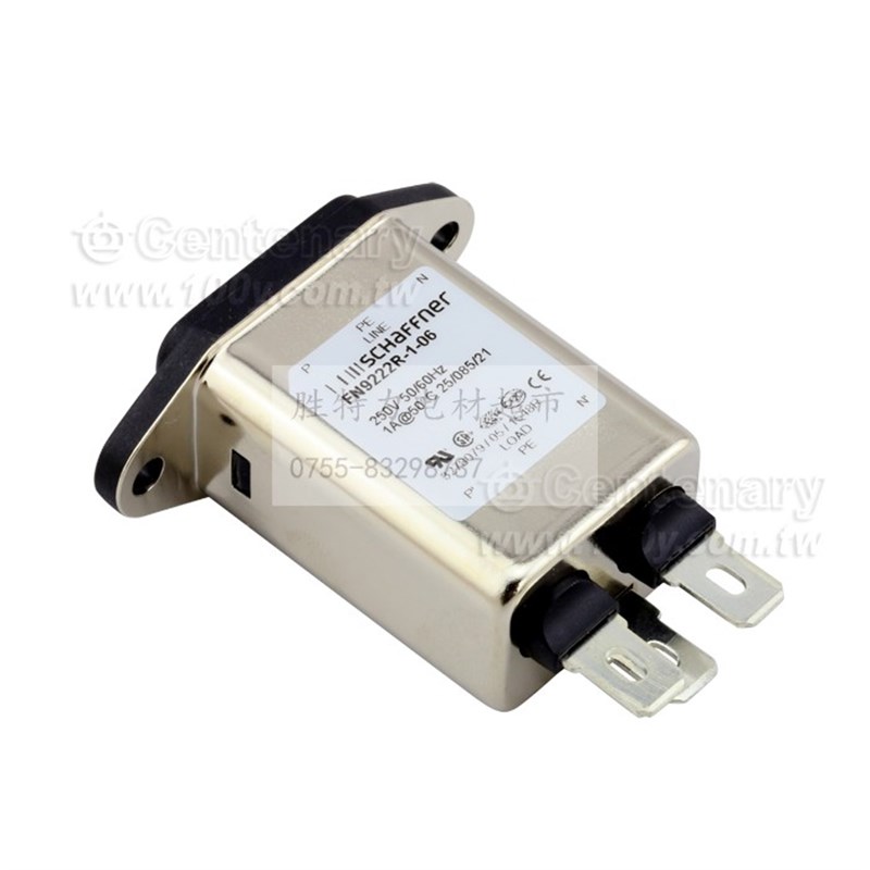 FN9222R-10-06 夏弗纳 滤波器电源入口模块 10A 250VAC 原装现货