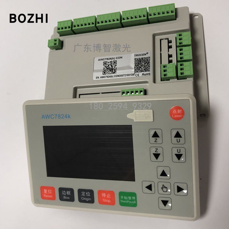 维修乾诚控制主板AWC708激光切割机控制卡AWC708C LITE镭射雕刻机