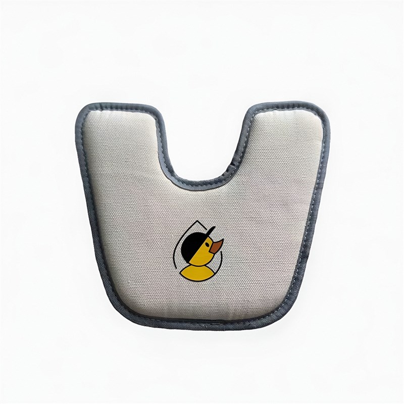 QBOX儿童可坐骑拉杆行李箱软坐垫通用卡通布软小黄鸭坐垫配件