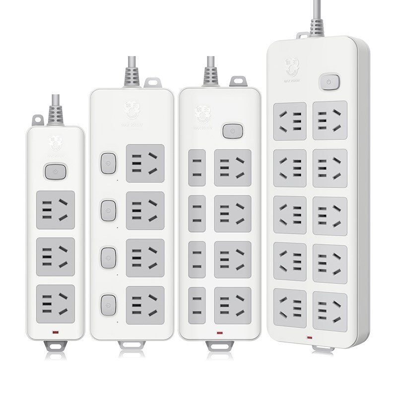 拳王插座长线插排插线板带线多孔家用多功能5米10加长超长拖线板