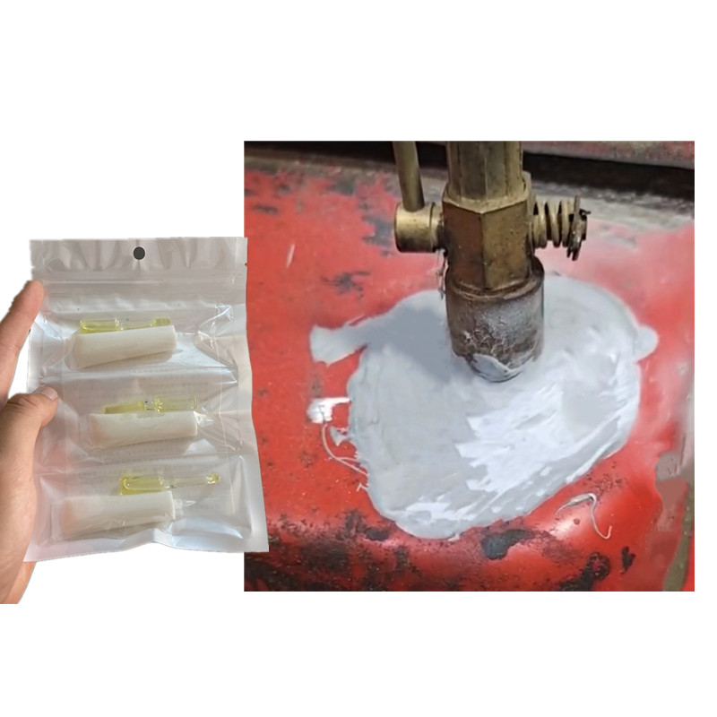 铜管断裂修补强力胶耐高温抗压油管空调管补漏金属胶接头缝隙