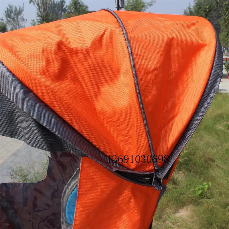 豪华加厚棉车棚蓬子篷电动自行车儿童座椅棉雨棚保暖带脚套车棚