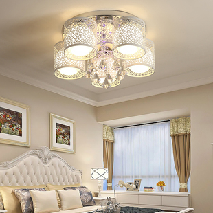 卧室可换灯泡创意小户型客厅灯简约吸顶灯家用圆形房间灯餐厅