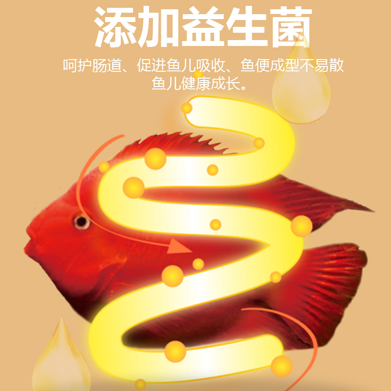 血鹦鹉鱼饲料红鹦鹉增红增色发财鱼虾红素地图鱼罗汉鱼粮鱼食