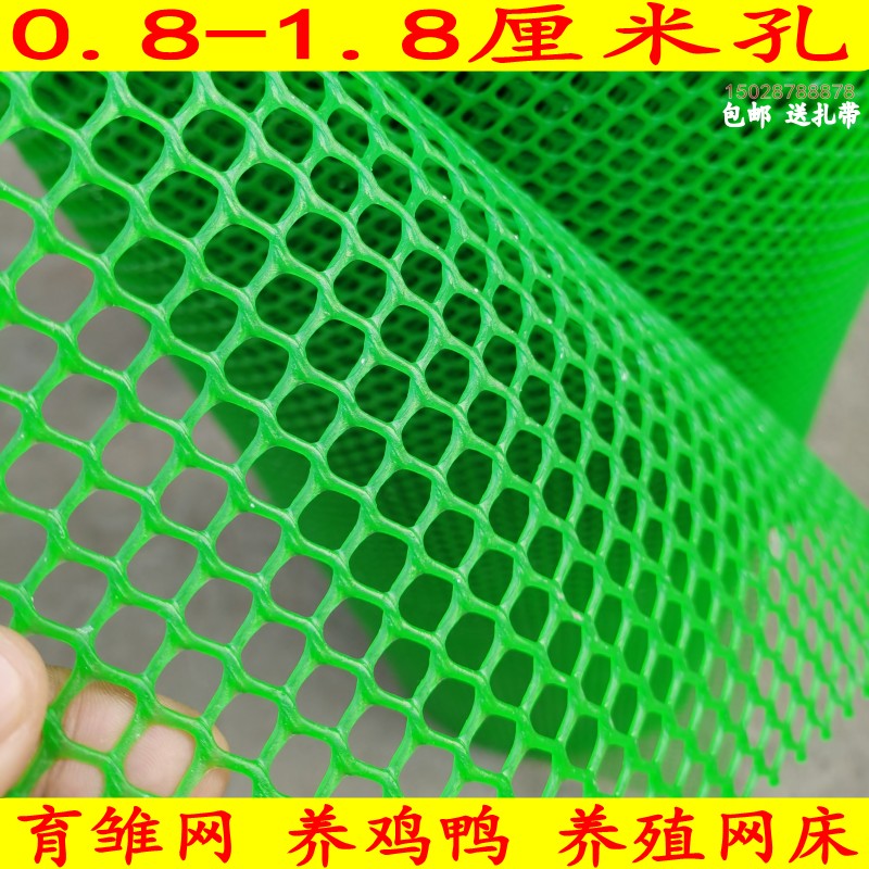 绿色塑料平网加厚养殖漏粪网床鸡鸭鹅脚垫网格片养鱼防护网育雏网