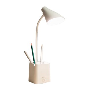 LED小台灯护眼书桌学生学习充插两用床头阅读笔筒灯触摸开关