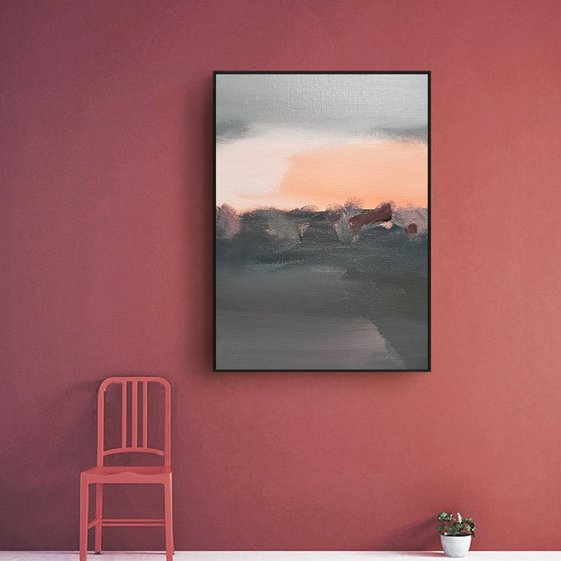 简约抽象餐厅酒店沙发背景墙壁画客厅装饰画玄关走廊挂画油画风图片
