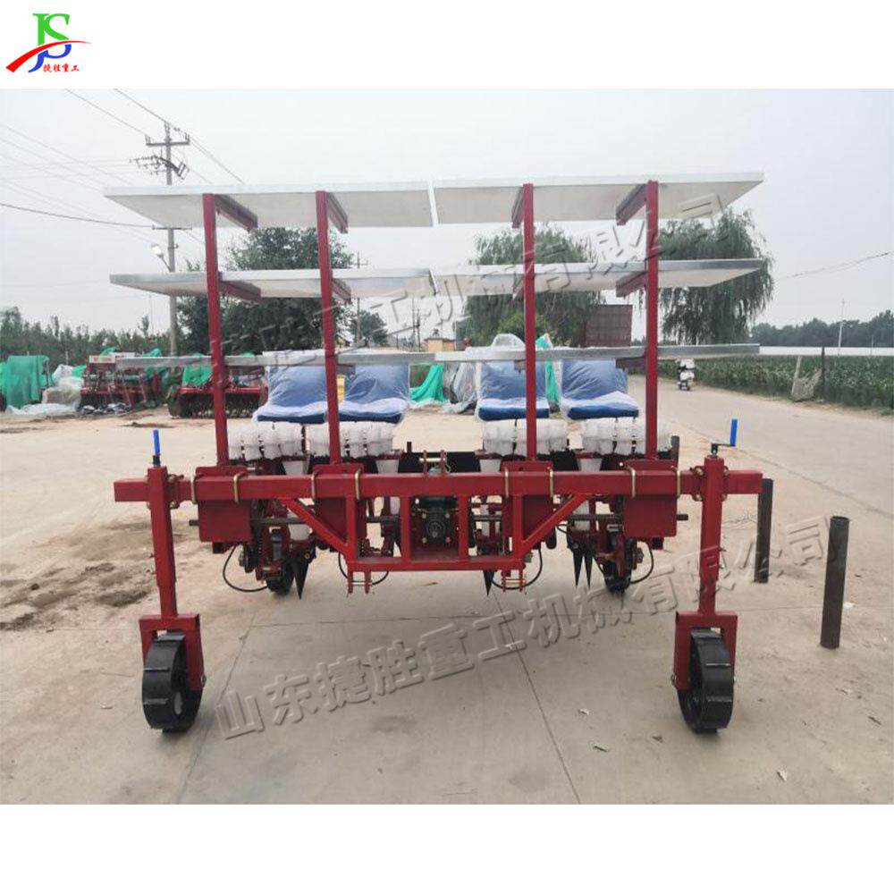 小型果蔬移栽机 ZSU三悬挂式秧点种植机 用农蔬果苗木苗移栽设备