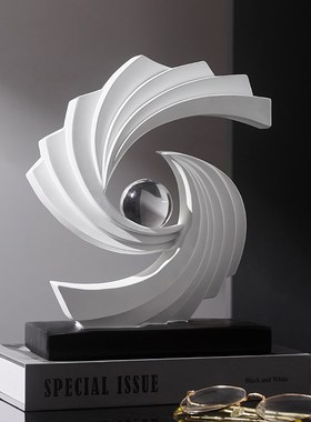 财源滚滚客厅艺术摆件高档酒柜电视柜玄关办公室装饰品高级感