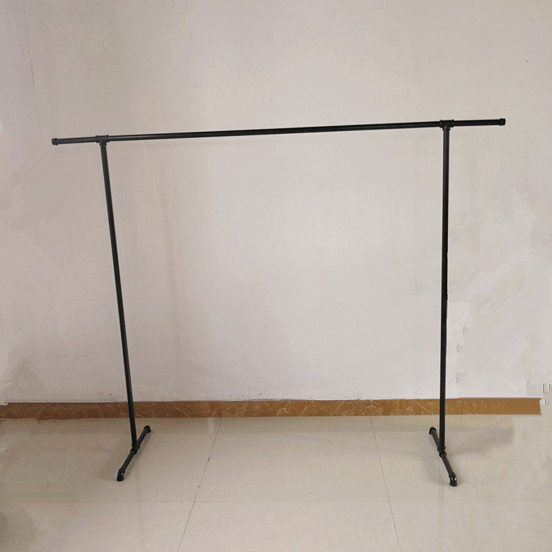 服装展示架复古龙门架落地水管挂衣杆服装店衣服架落地单杠晾衣架