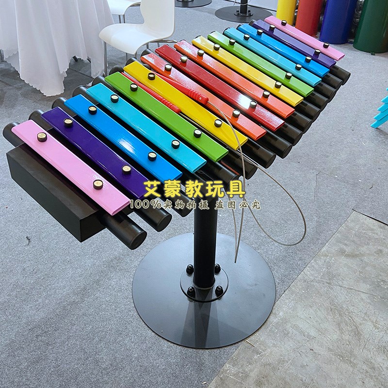 幼儿园儿童户外打击乐器教导管琴幼儿敲击拍拍鼓公园区墙面音乐墙