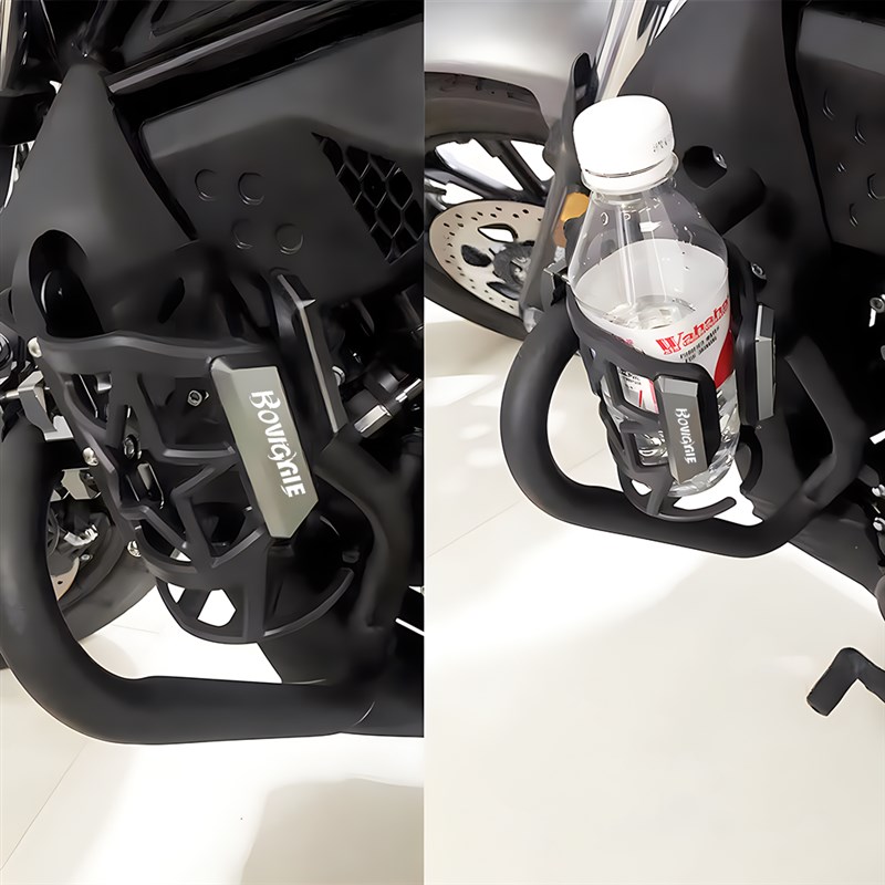 适用春风楚留香250CLC 450CLC水杯架水壶支架可调饮料架改装配件
