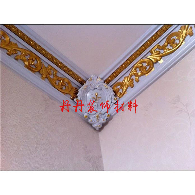 天花墙顶角线阴角线装饰条pvc塑料 石膏线条吊顶线欧式装修材料pu