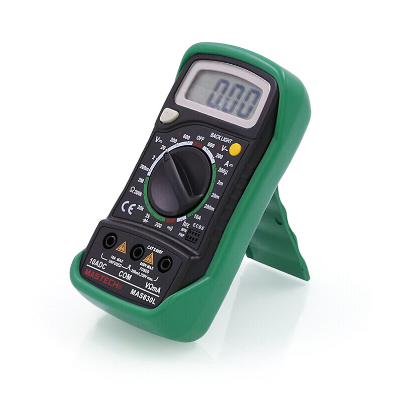 华仪MAS830L万用表数字高精度多功能小型便携式电工万能表