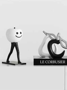 摆件客厅2025新款现代办公室艺术软装饰品酒柜展示书柜样板间摆设