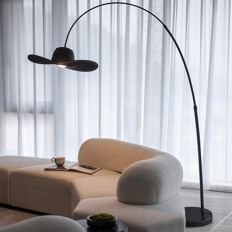 中古风落地灯客厅新款卧室沙发旁边氛围感艺术创意