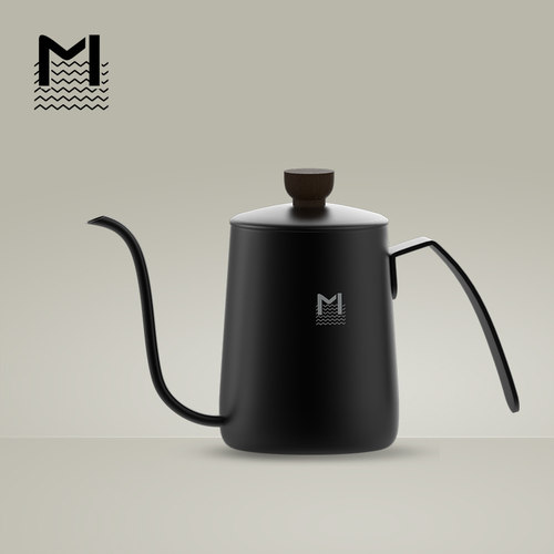 MAVO深流手冲咖啡壶 长嘴细口 滴漏式咖啡器具套装 不锈钢 稳水阀