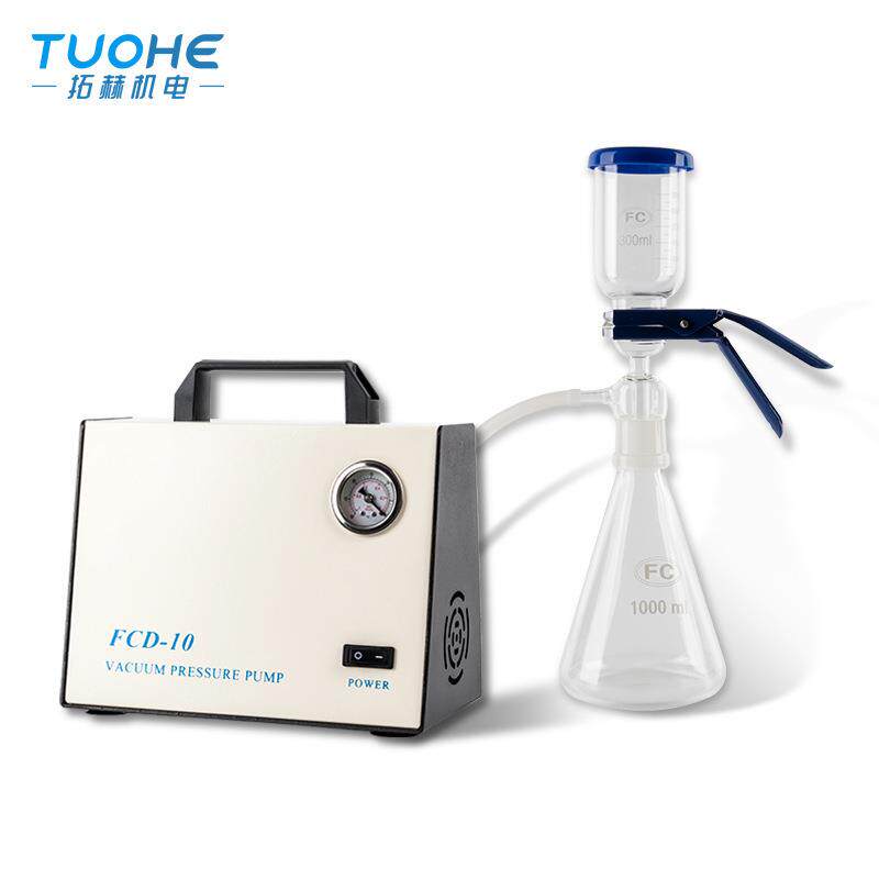 实验室用抽气真空泵FCD-10压力无油真空泵便携式无油隔膜真空泵