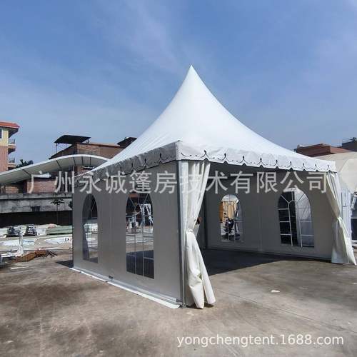 展会摊位尖顶帐篷outdoorresturantpagodatent宝塔帐篷厂家
