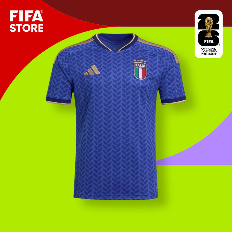 FIFA国际足联2026世界杯意大利国家队主场球衣球迷版速干运动服