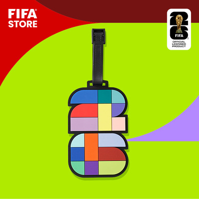 FIFA国际足联2026世界杯周边色彩行李牌行李箱托运防丢失识别挂牌