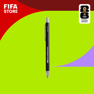 FIFA国际足联2026世界杯中性笔速干不断墨按压式学生文具办公用品