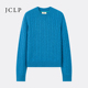 JCLP金纯良品 女新年毛衣 针织套头衫 匠心经典 麻花绞花山羊绒长袖