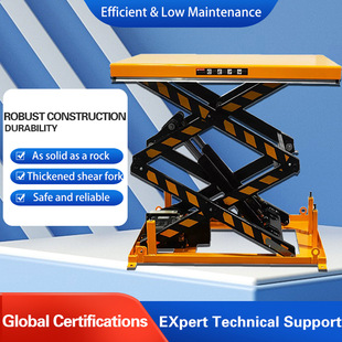 Lifting platform fixed scissor type hydraulic electric lift