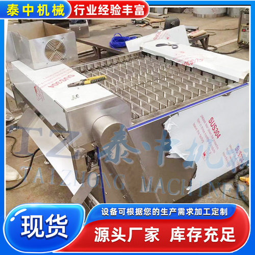 不锈钢刀鱼切断设备 自动鲅鱼青鱼黑鱼切段机 去头去尾切段机器