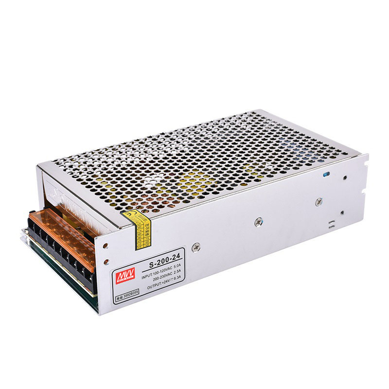 明伟led开关电源S-200-24V8.3A 5V40A12V16.6A48V4.1A直流适配器