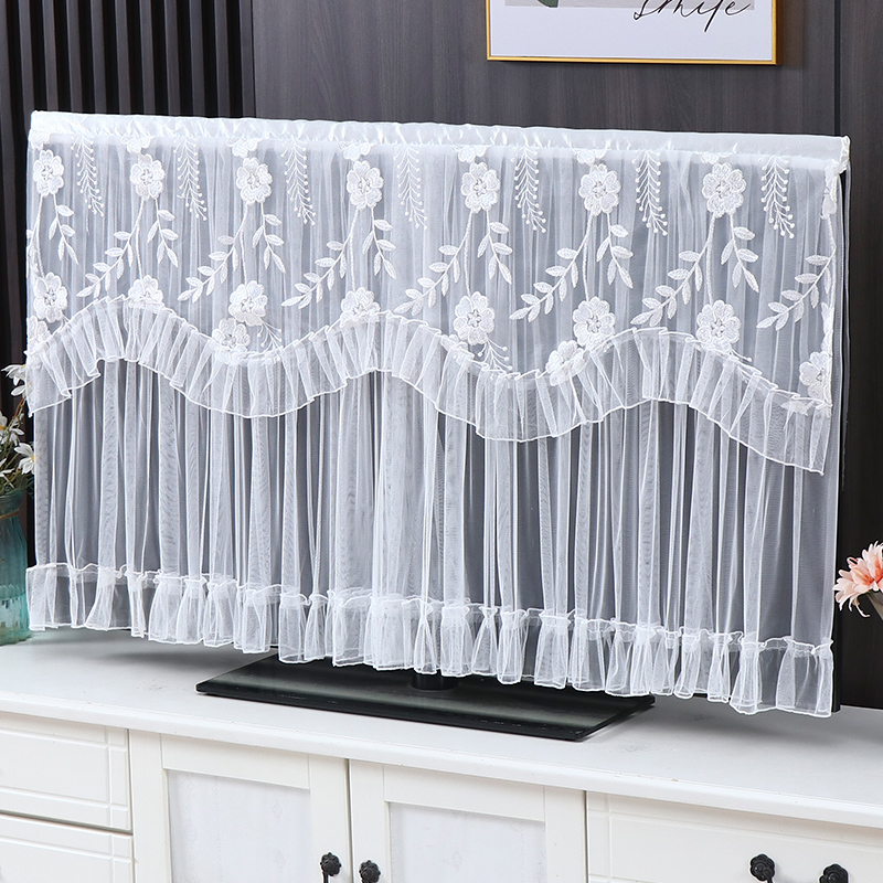 挂壁式开机不取2024新款轻奢85寸75寸65电视机套防尘罩盖布通用