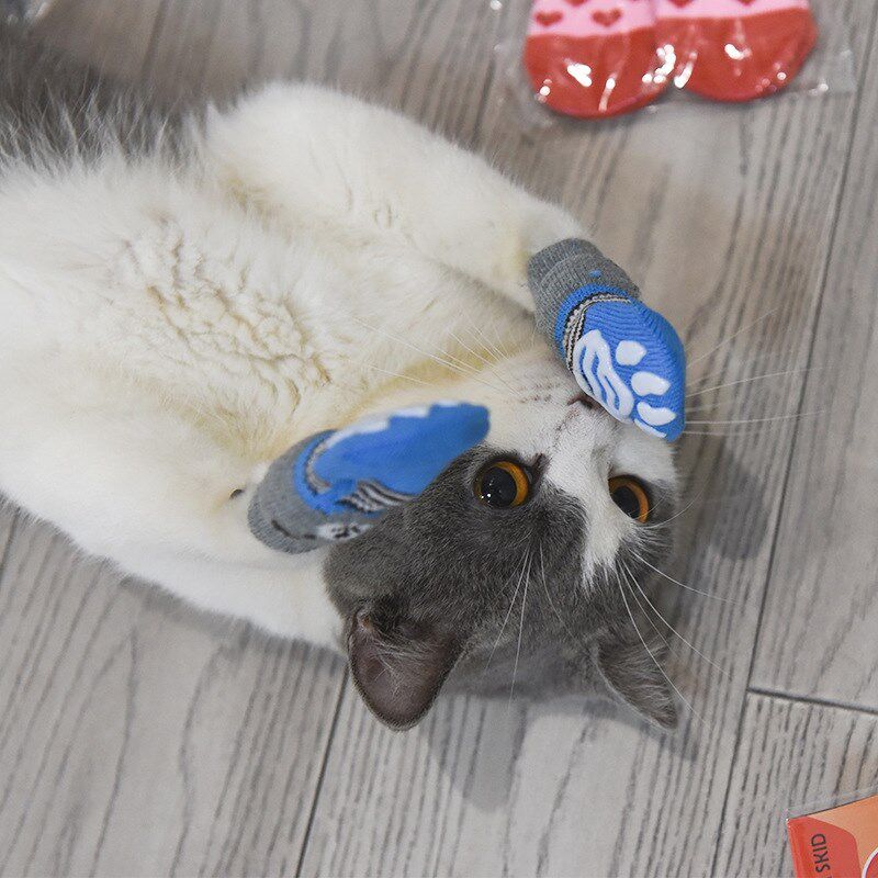 猫脚套猫鞋子防抓爪套宠物狗狗专USB多功能数码宝