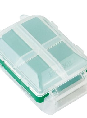 台湾宝工 SB-1007K多功能三开8格零件盒 绿色+橘色