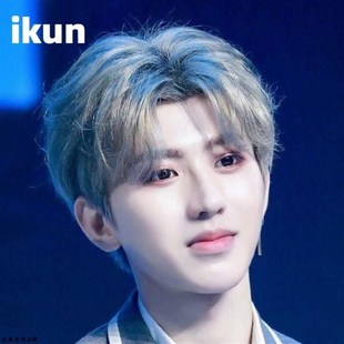 蔡徐坤鸡你太美假发中分头假发头套cos坤坤同款小黑子品质无杂毛