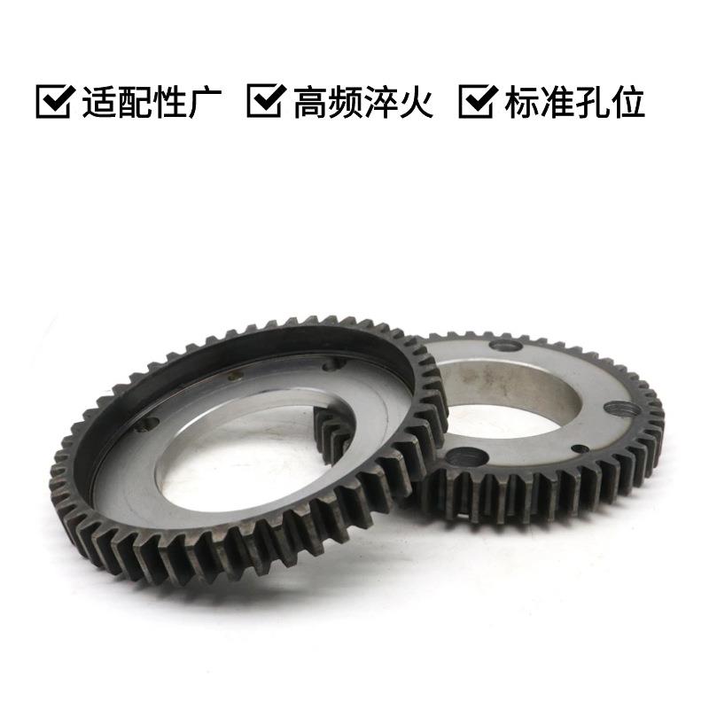 行车轮齿圈LD00端梁轮齿龙门吊行走齿轮主动轮齿单梁200400齿