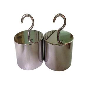 单钩双勾挂钩砝码不锈钢材质1kg2kg3kg5kg10kg不锈钢单钩砝码