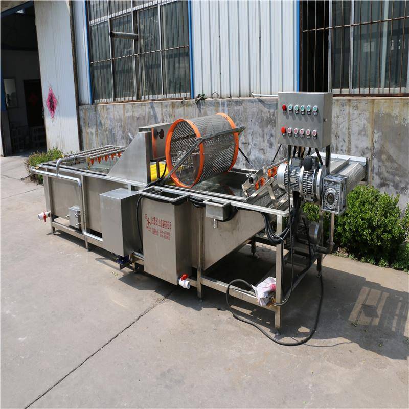 净菜清洗机小龙虾高压喷淋气泡清洗机龙须菜清洗设备海蛎子清洗