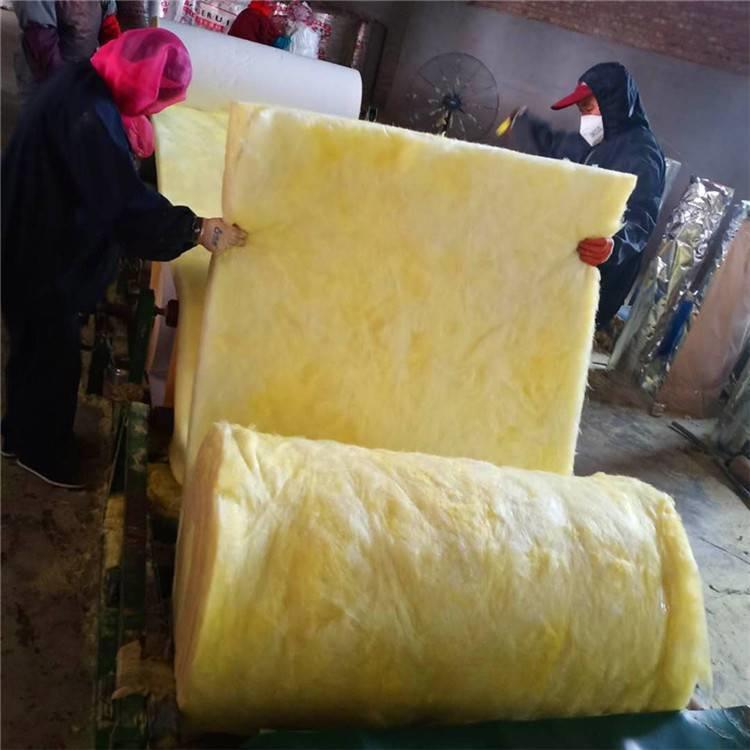 无甲醛玻璃棉厚度规格75mm吸音隔音用于管道保温隔热