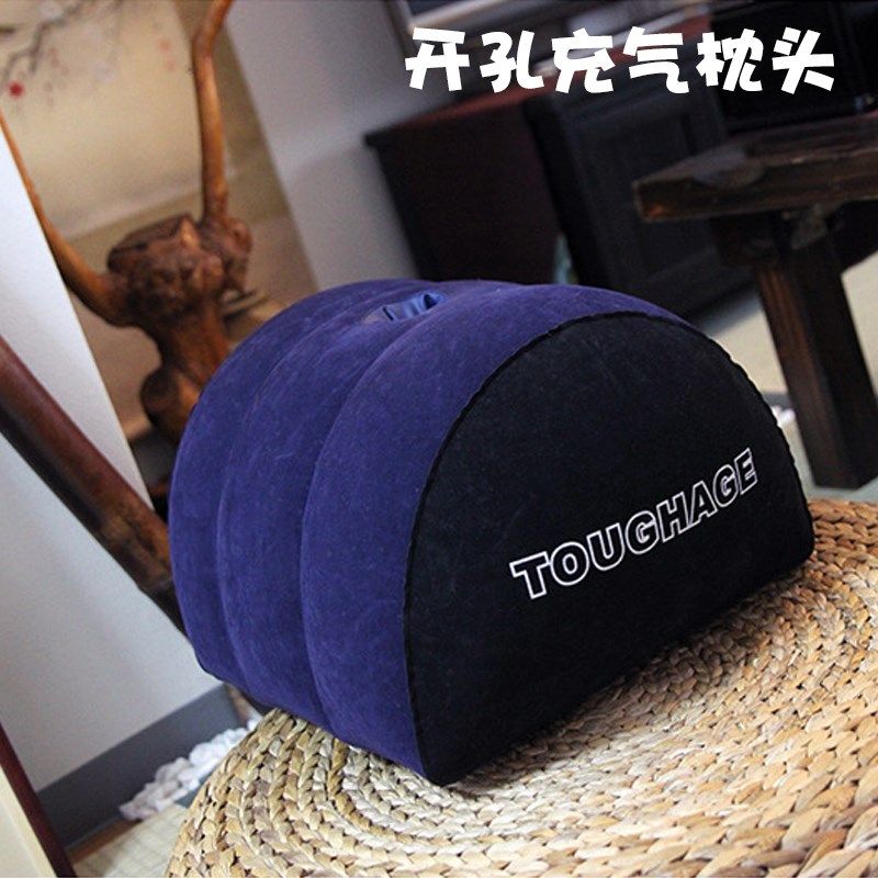 抱枕成人开孔床上超大号睡觉骑枕半身充气长条形可插便携抱枕