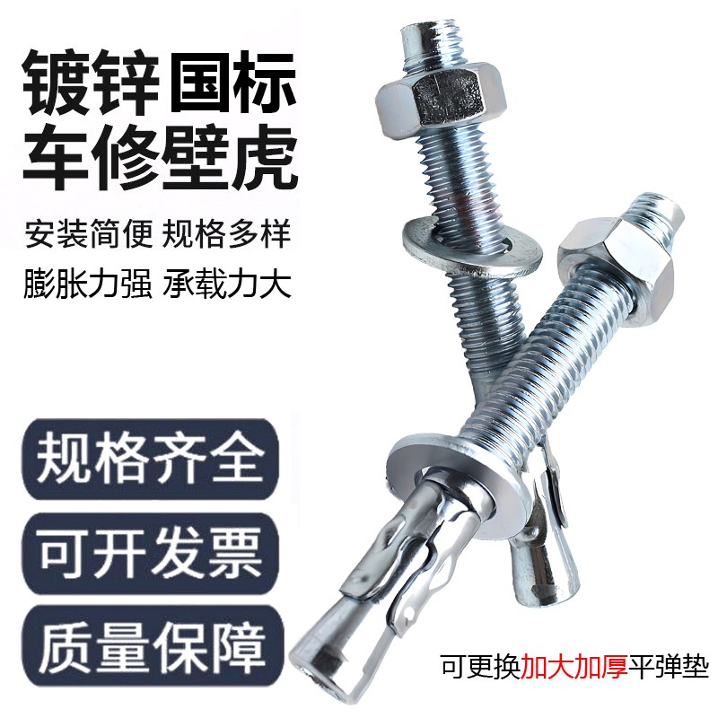 车修壁虎国标车修膨胀螺丝电梯重型膨胀螺丝拉爆抗震支架配件